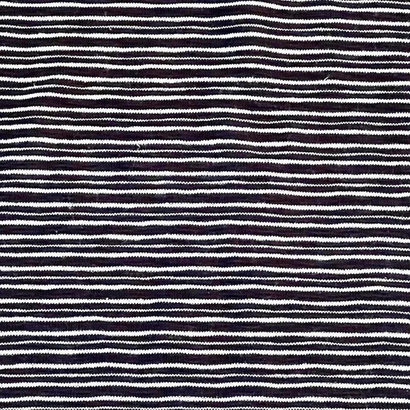 Talbots Women’s Striped Mini Shift Dress Size Small Navy Blue White Slub Knit - Picture 4 of 8